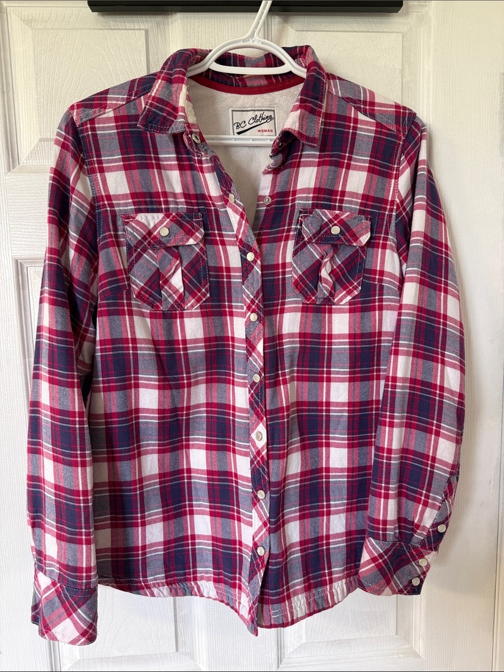 Cozy lined Plaid Button-Down Shirt P20 L25 S18